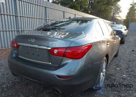 2015 Infiniti Q50 Premium/Sport z USA, uszkodzony, nr VIN JN1BV7AR3FM399331